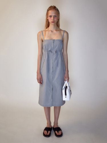 RR Logo Nylon Midi Dress _Light Grey - Rest&Recreation - Modalova