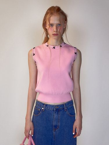 RR Logo Sleeveless Knit Top _Pink - Rest&Recreation - Modalova