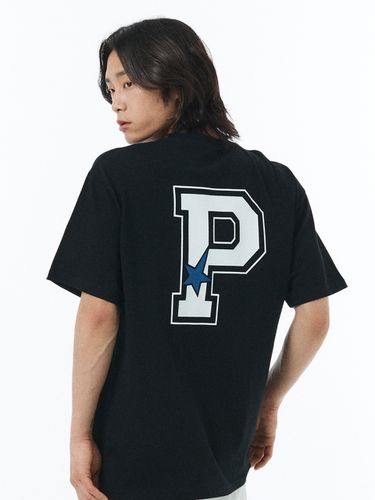 P Point T-Shirt - Black - PLAYIAN - Modalova