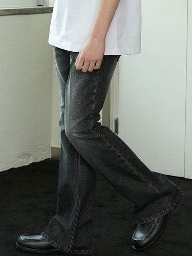 Classic Flare Denim Pants _ Black - KINETO - Modalova