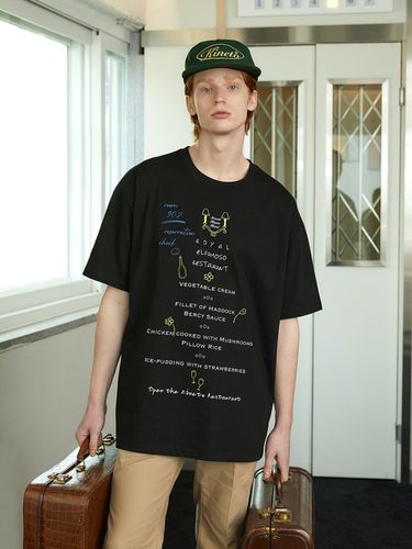 Room Service Menu T-Shirt _ - KINETO - Modalova