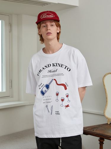 Grand Hotel Restaurant T-Shirt _ - KINETO - Modalova