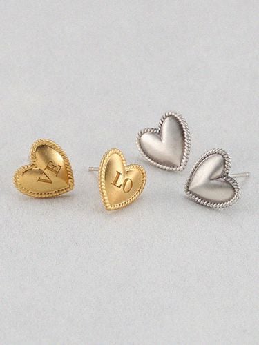 Tess Heart Earring_ 2 Colors - WorthWord - Modalova