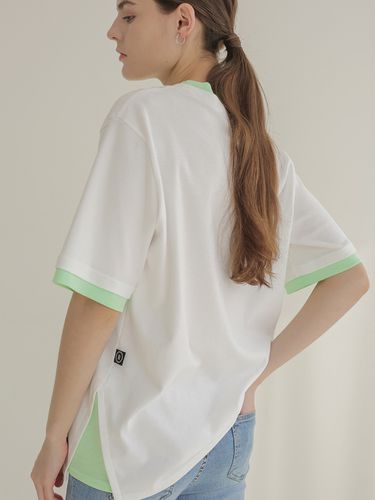 Layered T-shirt_Green - Et demain - Modalova