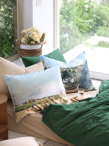 Landscape by Camille Pissarro Pillowcase - BELLELIFE - Modalova