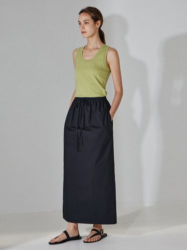 Front String Skirt - Dark Navy - RIDIFI - Modalova