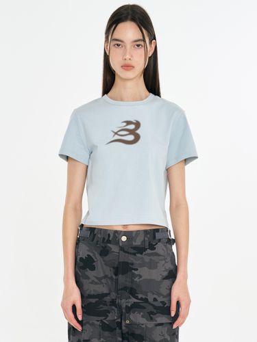 B Flame Cropped T-shirt - BAUF - Modalova