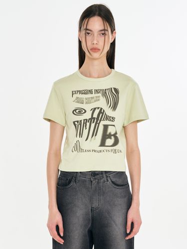 B Wave Cropped T-shirt - BAUF - Modalova