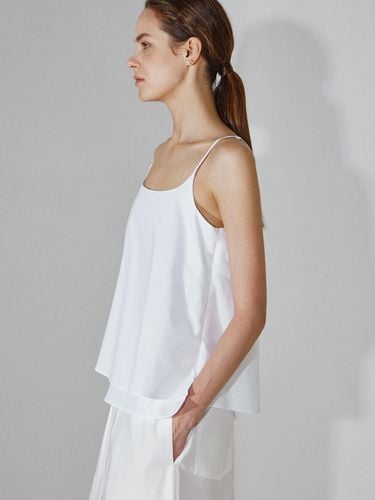 Double Layered Sleeveless - White - RIDIFI - Modalova