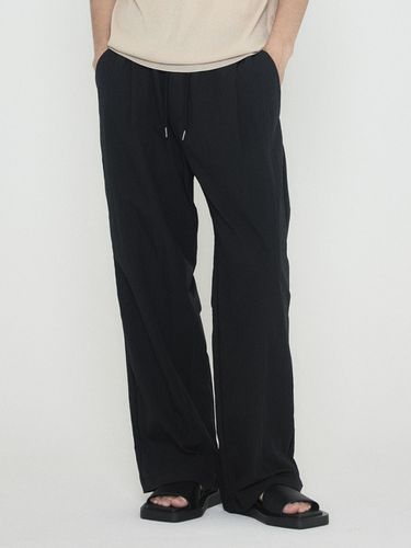 Washer One Tuck Wide Pants_Black - Analogmood - Modalova