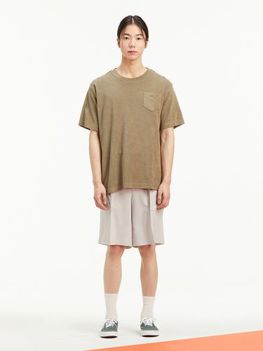 Oas Company] Terry T-shirt [Khaki] - T.I FOR MEN - Modalova