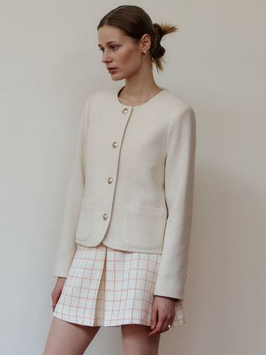 Tweed Round Jacket - Et demain - Modalova