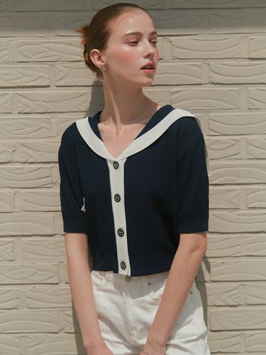 Summer Marine Cardigan - ZEROSTREET - Modalova