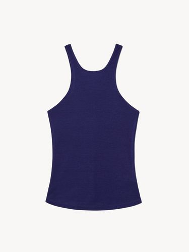 Halter Neck Slim Sleeveless - Blue - RIDIFI - Modalova