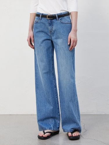 Semi Low Rise Jeans - Blue - RIDIFI - Modalova