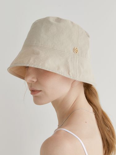 Light Cotton Bucket Hat C005_ Beige - halden - Modalova