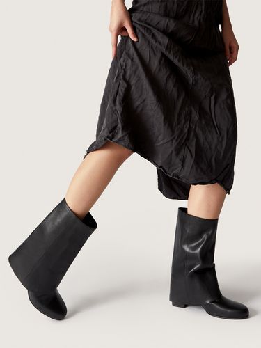 Folded Long Boots_ Black - Reike Nen - Modalova