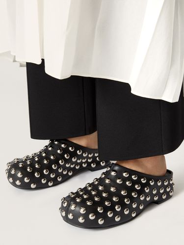 Studded Leather Clog_ Black - Reike Nen - Modalova