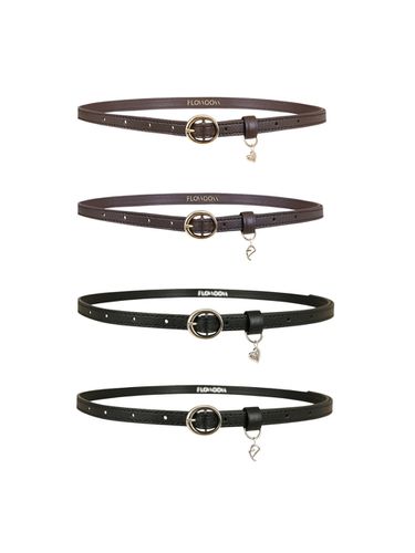 Symbol Leather Belt - FLOWOOM - Modalova