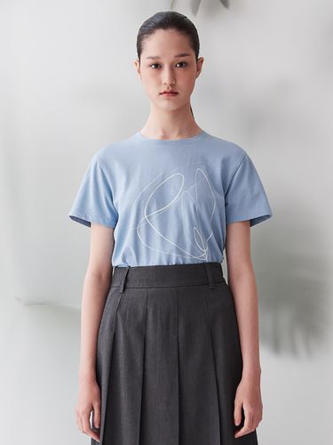 Graphic Point T-shirt _Blue - kuho plus - Modalova