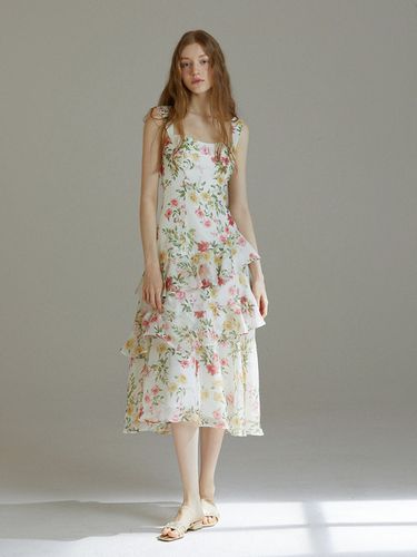 Flower Garden Long Dress - Sincethen - Modalova