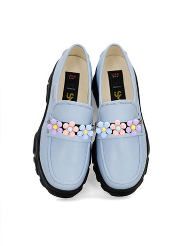 Newtro Change Loafer Sneakers_Sky Blue - SMA SHOES - Modalova