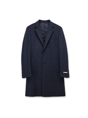 Cashmere Blend Wool Coat_Blue - STCO - Modalova