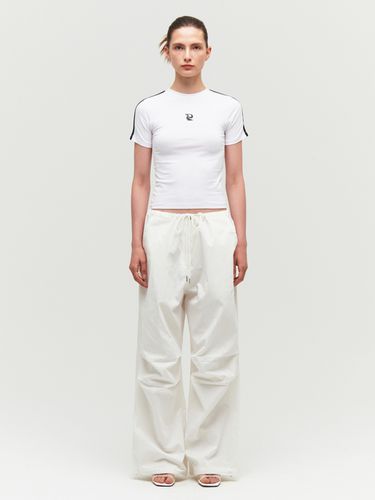 Tuck Wide Pants_White - Porta - Modalova