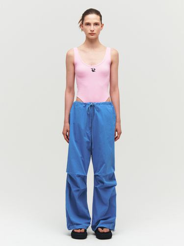 Tuck Wide Pants_Blue - Porta - Modalova