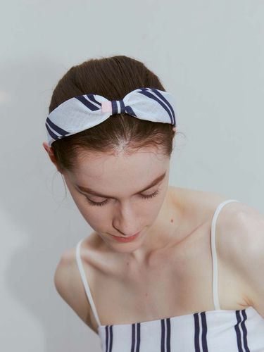 Summer Striped Hairband_Blanc - hish - Modalova