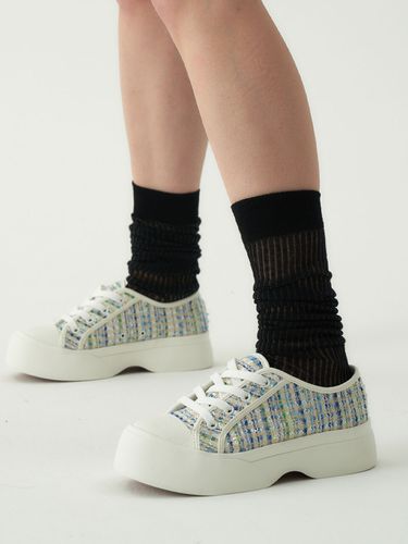 Tweed Taylor Sneakers_Blue - KRISTIN - Modalova