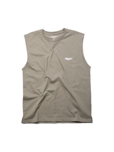 Small Logo Sleeveless Top - Khaki - PLAYIAN - Modalova