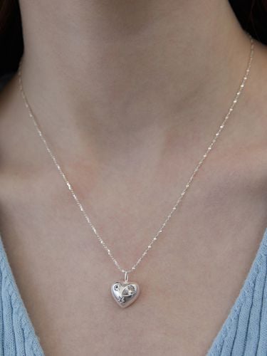 Witty Cubic Heart Necklace - TATIANA - Modalova