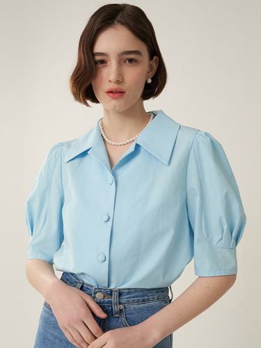 Romantic Open Collar Blouse - F.cocoromiz - Modalova