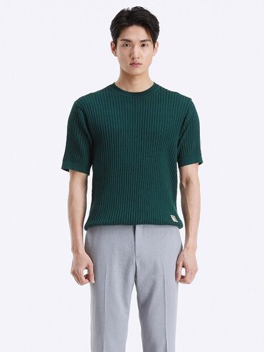 Round-neck T-shirt [Green] - T.I FOR MEN - Modalova