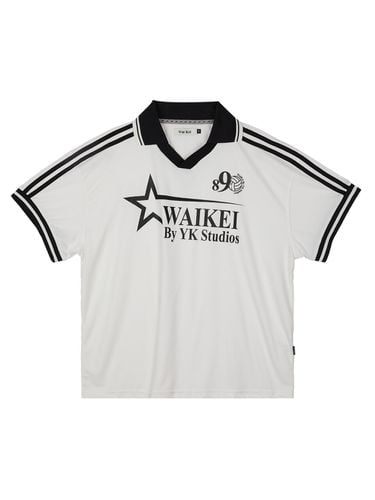 Star Logo Collared Jersey T-Shirt _ - WAIKEI - Modalova