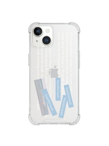 Whisper Wave Clear Phone Case - mademoment - Modalova