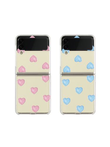 Pure Love Clear Hard Z Flip Case - mademoment - Modalova