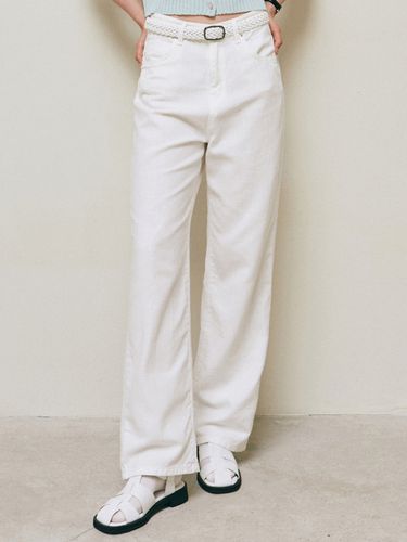 Cotton Straight Denim Pants - YAN13 - Modalova