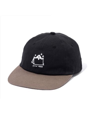 Camp Vibes Drawcord Cap - Black - POLERSTUFF - Modalova