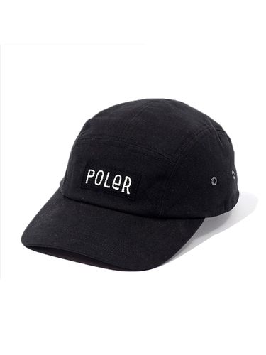 Five Panel Canvas Cap - Black - POLERSTUFF - Modalova