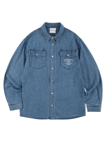 Mens Denim Shirt_Blue - bensherman - Modalova