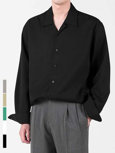 Gentle Half Open Semi Overfit Long Sleeve Shirt - AVANDRESS - Modalova