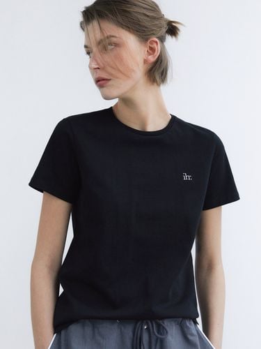 Silket Logo T-shirt - Black - Ihr - Modalova