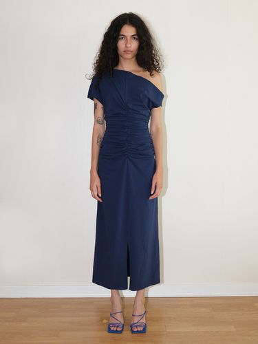 Unbalanced Sun Dress (Navy) - EcommaE - Modalova