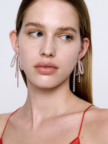 Pink Bow Earrings - MONDAY EDITION - Modalova