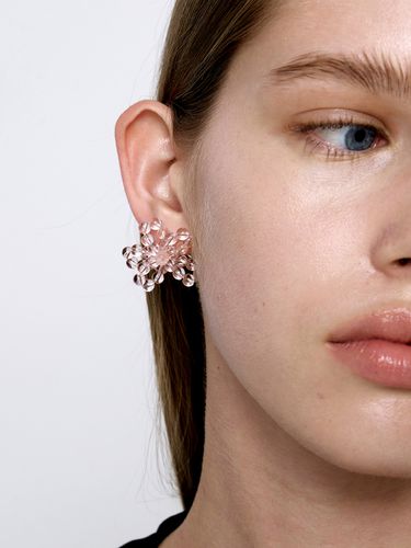 Pink Pull Bow Earrings - MONDAY EDITION - Modalova