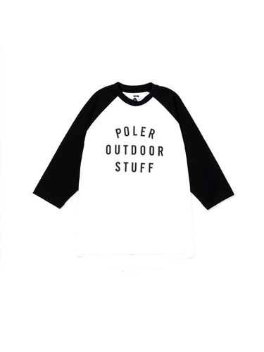 Pos Raglan Sleeves T-Shirt - Black - POLERSTUFF - Modalova