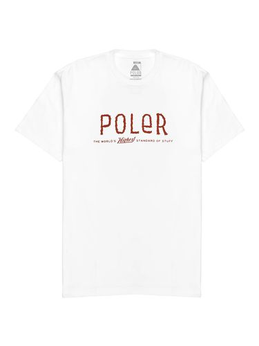 Furry Font T-Shirt - White - POLERSTUFF - Modalova