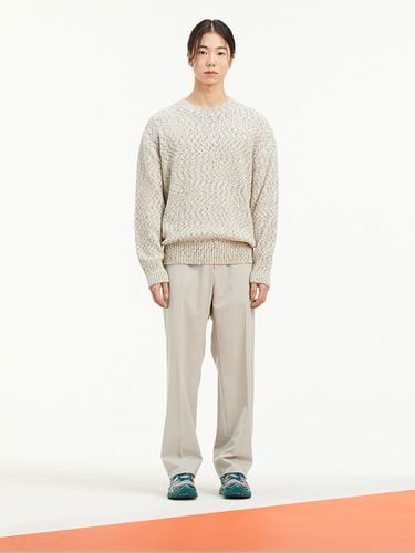 Round Organization Pullover Knit - T.I FOR MEN - Modalova